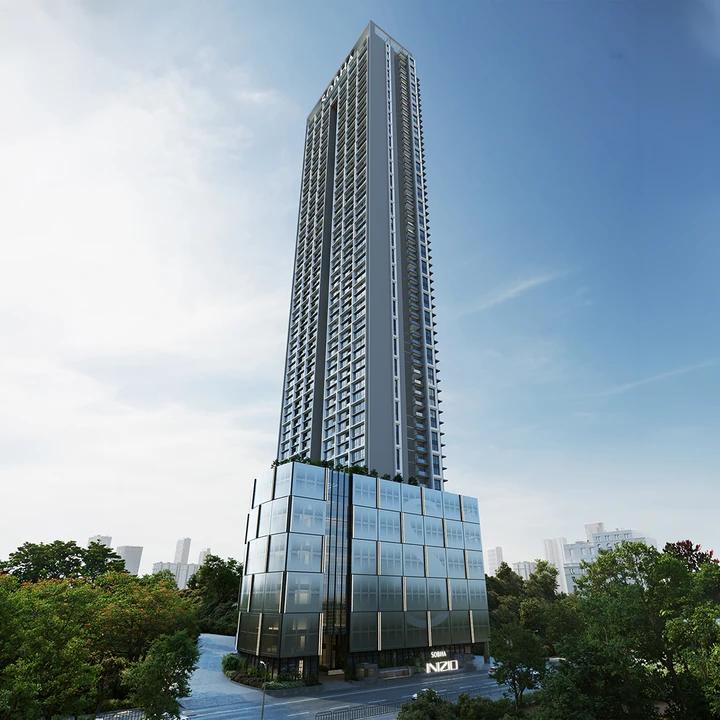 SOBHA Inizio Parel Photos - Day Elevation