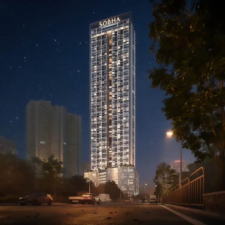 SOBHA Inizio Parel Pictures - Night Elevation
